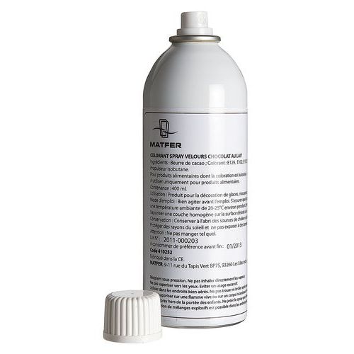 Spray velours chocolat_Matfer Spray velours chocolat_Matfer