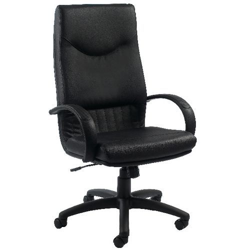 Fauteuil de direction Blois cuir coloris noir Fauteuil de direction Blois cuir coloris noir