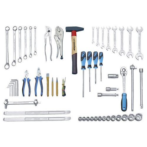 Jeu outils Zoll 57 pièces S 1151 - Gedore