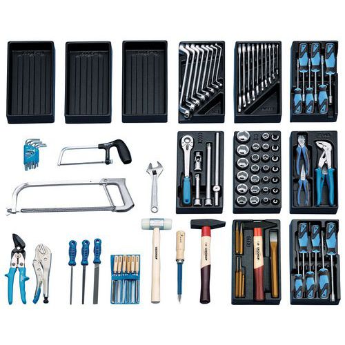 Jeu outils Universal 100 pièces S 1400 G - Gedore