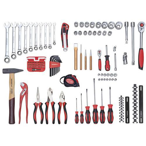 Composition d'outils All-in 108 pièces R21000108 - GedoreRed