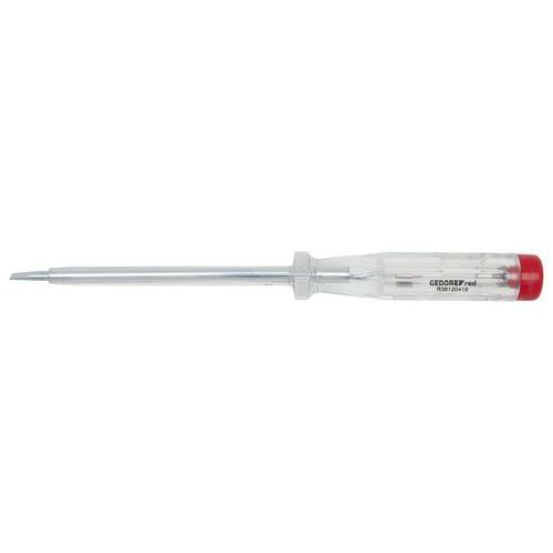 Tournevis testeur 220-250 V fente R38120419 - GedoreRed Tournevis testeur 220-250 V fente R38120419 - GedoreRed