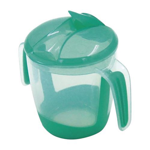 Lot de 6 tasses à anses et bec repliable 22 cl polypropylène Plastorex