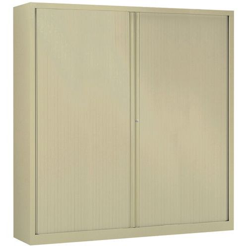 Armoire haute grande largeur à rideaux