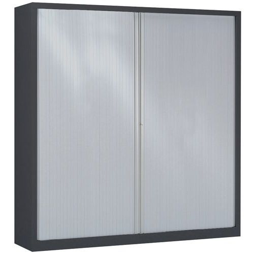 Armoire haute grande largeur à rideaux