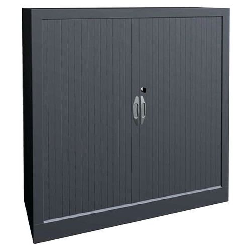 Armoire métal classique à rideaux PVC hauteur 102cm