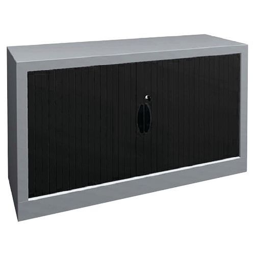 Armoire métal classique à rideaux PVC hauteur 69cm