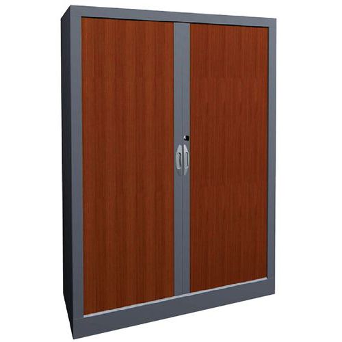 Armoire métal classique à rideaux PVC hauteur 135cm