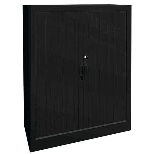 Armoire métal classique à rideaux PVC hauteur 102cm