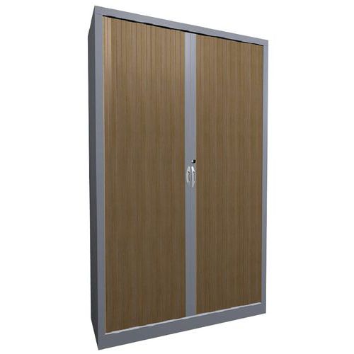 Armoire métal à rideaux PVC à lame recouverte H198cm - Acial