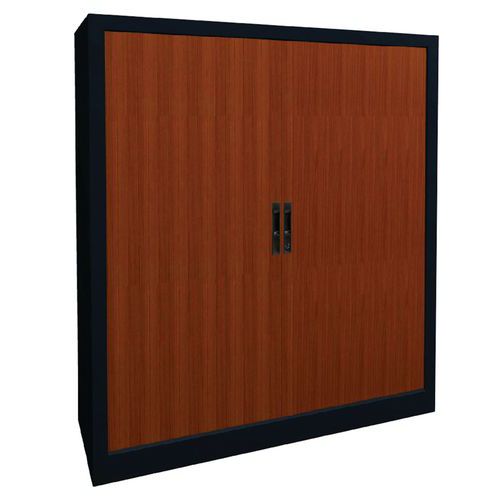 Armoire métal à rideaux PVC à lame recouverte hauteur 135cm