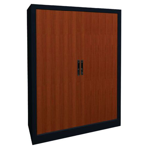 Armoire métal à rideaux PVC à lame recouverte hauteur 135cm
