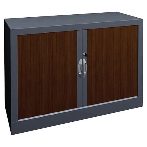 Armoire métal classique à rideaux PVC hauteur 69cm