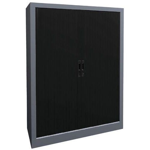 Armoire métal à rideaux PVC à lame recouverte hauteur 135cm