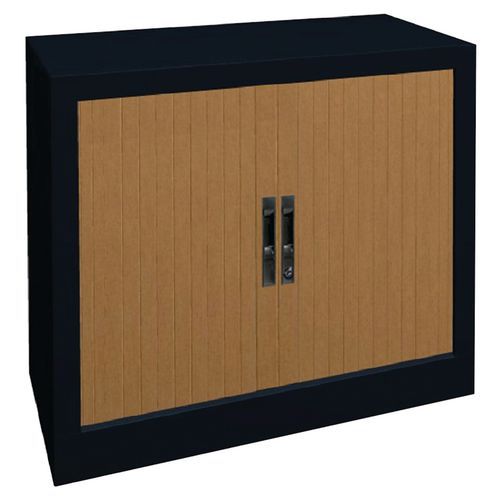 Armoire métal à rideaux PVC à lame recouverte hauteur 69cm