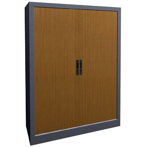 Armoire métal à rideaux PVC à lame recouverte hauteur 135cm