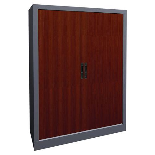 Armoire métal à rideaux PVC à lame recouverte hauteur 135cm