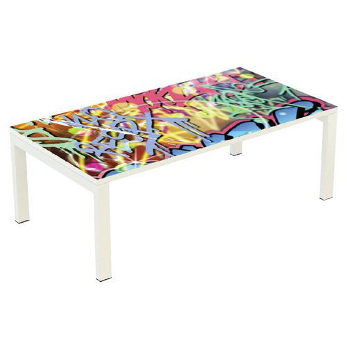 Table basse rectangulaire Easy Office - 114 x 60 cm - Manutan Expert