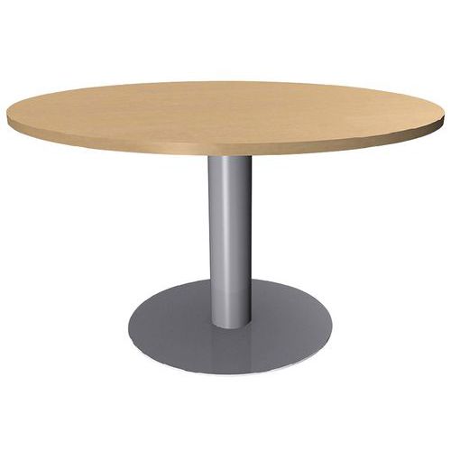 Table de réunion ronde pied central 120 cm Azari Table de réunion ronde pied central 120 cm Azari