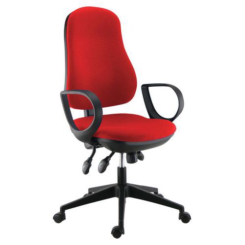 Fauteuil de bureau accoudoirs fixes Frezio
