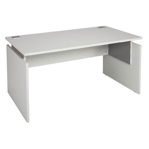 Bureau droit blanc Linéo