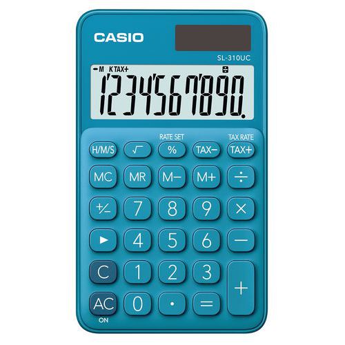Calculatrice de poche - SL-310UC - 10 chiffres - Casio Calculatrice de poche - SL-310UC - 10 chiffres - Casio