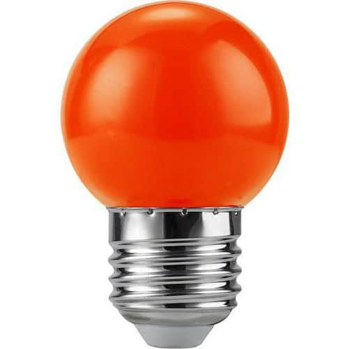 Ampoule à filament LED sphérique colorée G45 E27 non-dimmable - SPL