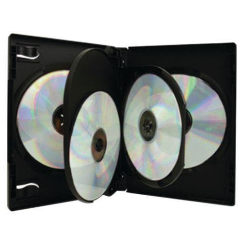 Boitier dvd noir pour 4 dvd