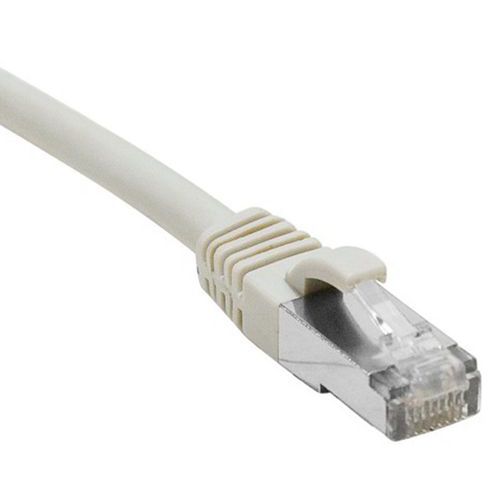 Cordon RJ45 catégorie 5e F/UTP snagless gris - 10 m