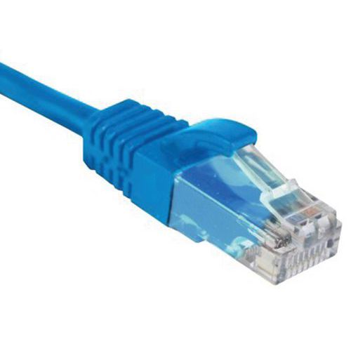 Cordon RJ45 catégorie 5e U/UTP snagless bleu - 5 m Cordon RJ45 catégorie 5e U/UTP snagless bleu - 5 m