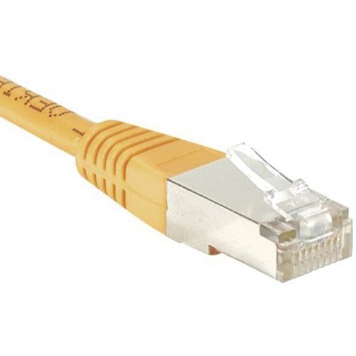 Cordon RJ45 catégorie 6 S/FTP orange - 15 m