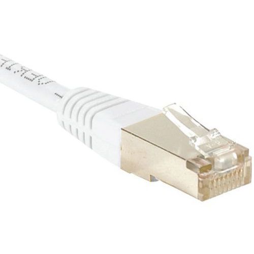 Cordon RJ45 catégorie 6 S/FTP blanc - 0,15 m Cordon RJ45 catégorie 6 S/FTP blanc - 0,15 m