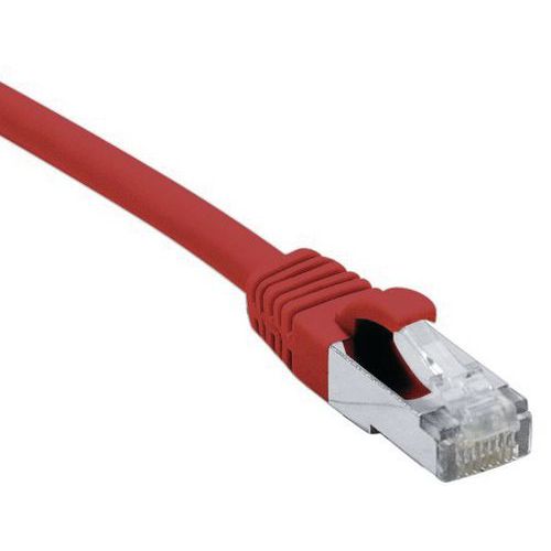 Cordon RJ45 câble catégorie 7 S/FTP LSOH rouge - 20 m Dexlan Cordon RJ45 câble catégorie 7 S/FTP LSOH rouge - 20 m Dexlan