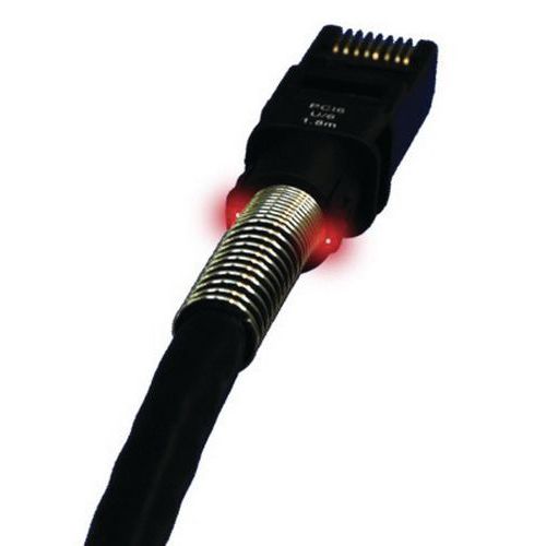 Cordon RJ45 catégorie 6A U/UTP noir - 7,9 m Cordon RJ45 catégorie 6A U/UTP noir - 7,9 m