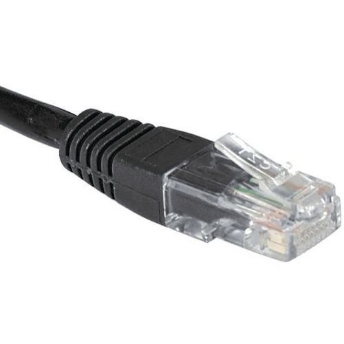 Cordon RJ45 catégorie 5e U/UTP noir - 20 m Cordon RJ45 catégorie 5e U/UTP noir - 20 m