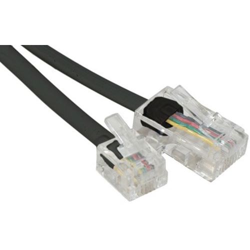 Cordon téléphonique RJ11 vers RJ45 Noir - 10.00M Cordon téléphonique RJ11 vers RJ45 Noir - 10.00M