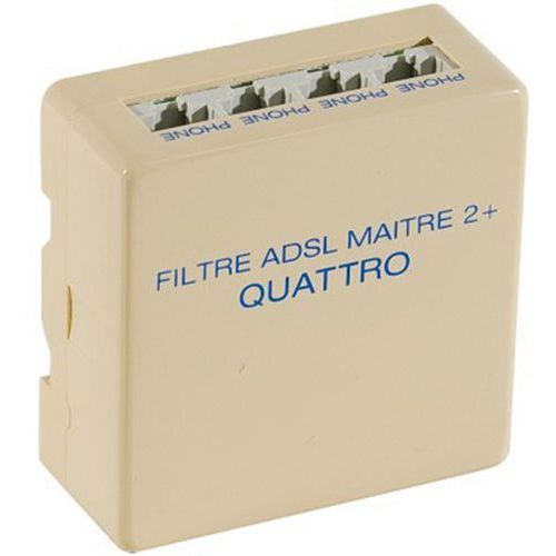 Filtre adsl maitre pour rail din