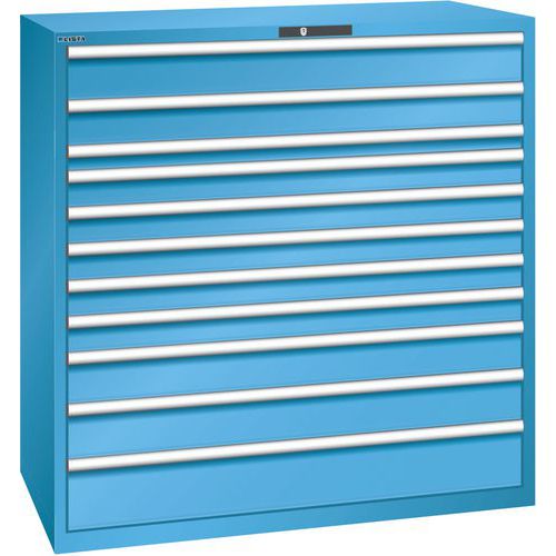 Armoire 78x36E 11 tiroirs 1431x725x1450mm - Capacité 200kg - Lista