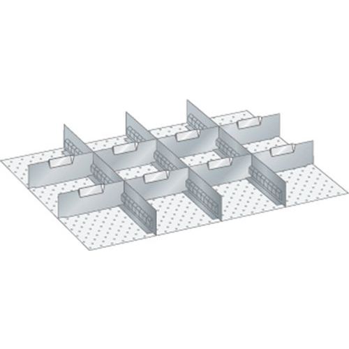 Kit matériel subdivision 36x27E (LxPxH) 612x459x50mm -Lista