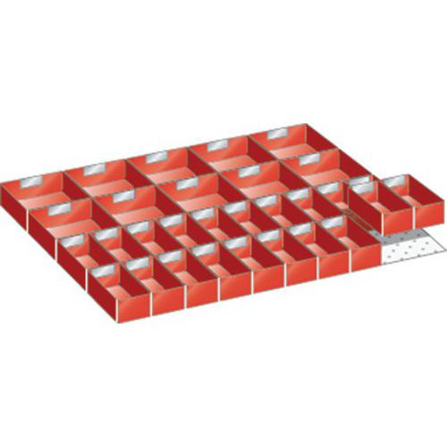 Kit matériel subdivision 45x36E (LxPxH) 765x612x50mm -Lista