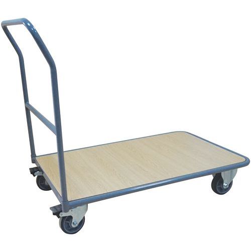 Chariot acier à dossier fixe - Capacité 250 kg - Manutan Chariot acier à dossier fixe - Capacité 250 kg - Manutan