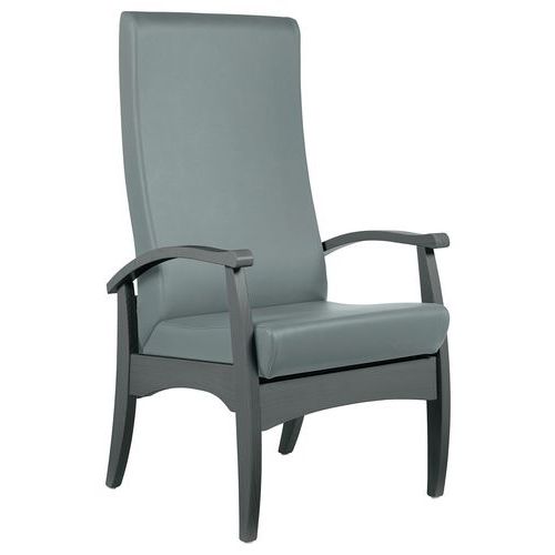 Fauteuil de repos Realty assise/dossier ginkgo - structure hêtre Sunset Creation