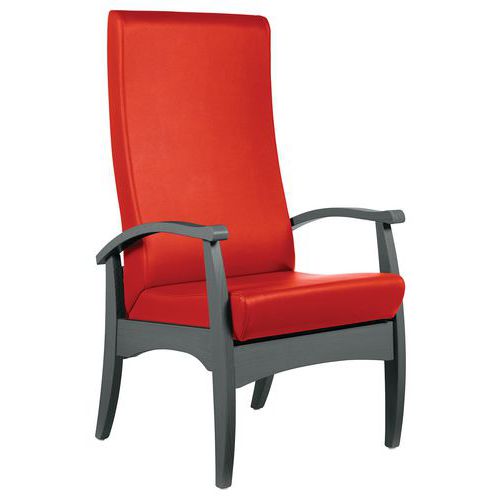 Fauteuil de repos Realty assise/dossier abaka - structure hêtre Sunset Creation