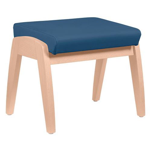 Repose-jambes Realty coussin ginkgo - structure hêtre Sunset Creation