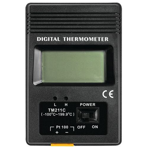 Thermomètre digital à sonde - Manutan Thermomètre digital à sonde - Manutan
