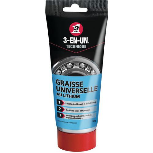 Lot de 12 graisses universelles au Lithium - 3-EN-UN