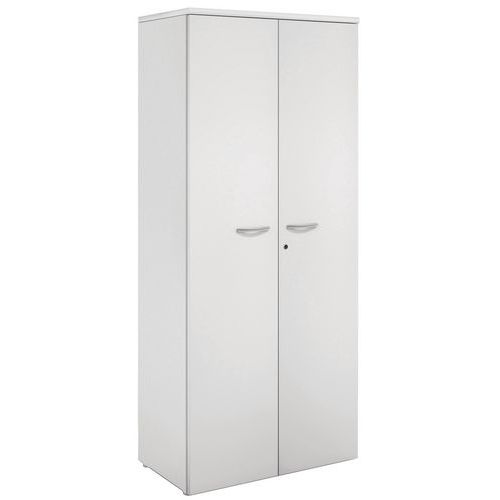 Armoire à portes battantes - Gris clair - Manutan Calie Armoire à portes battantes - Gris clair - Manutan Calie