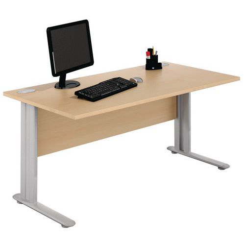 Bureau droit - Hêtre - Manutan Expert