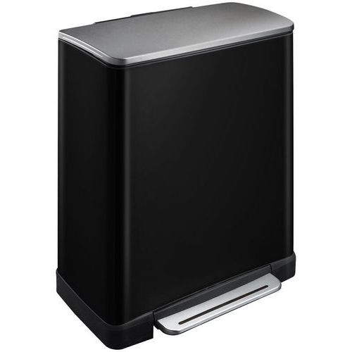 Poubelle à pédale E-Cube rectangulaire - 50 L Poubelle à pédale E-Cube rectangulaire - 50 L
