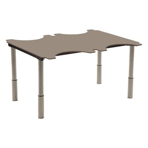 Table Ergo Technic 140 x 110 cm réglable en hauteur - compact Sunset Creation